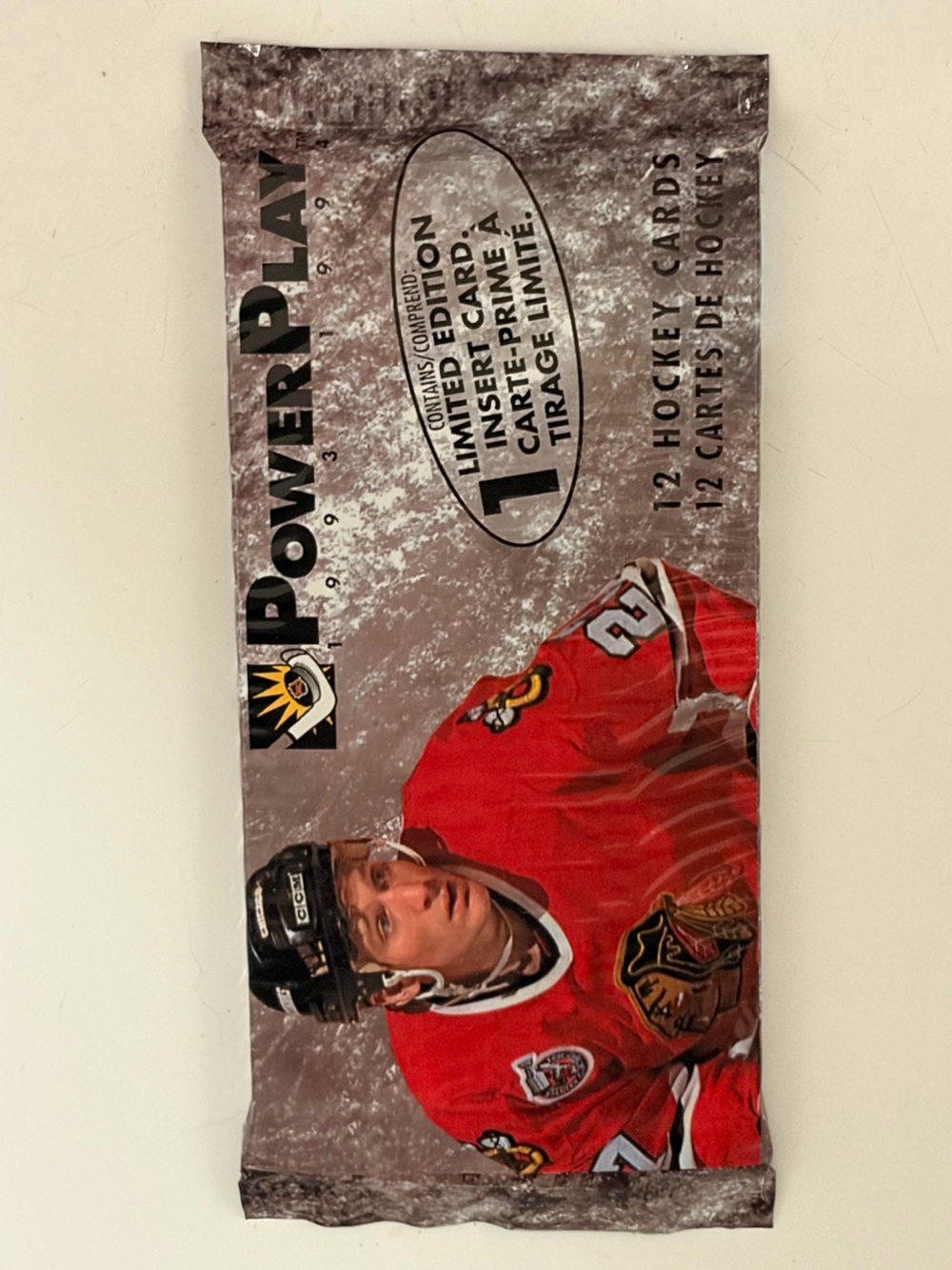 1993/94  Fleer Power Play Tall Boys Hockey Cards Pack